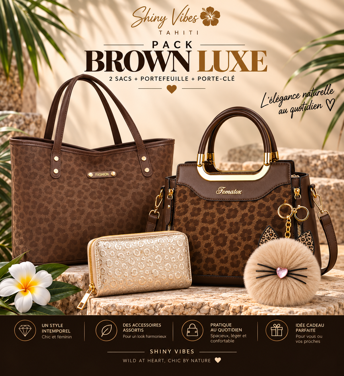🤎PACK BROWN LUXE