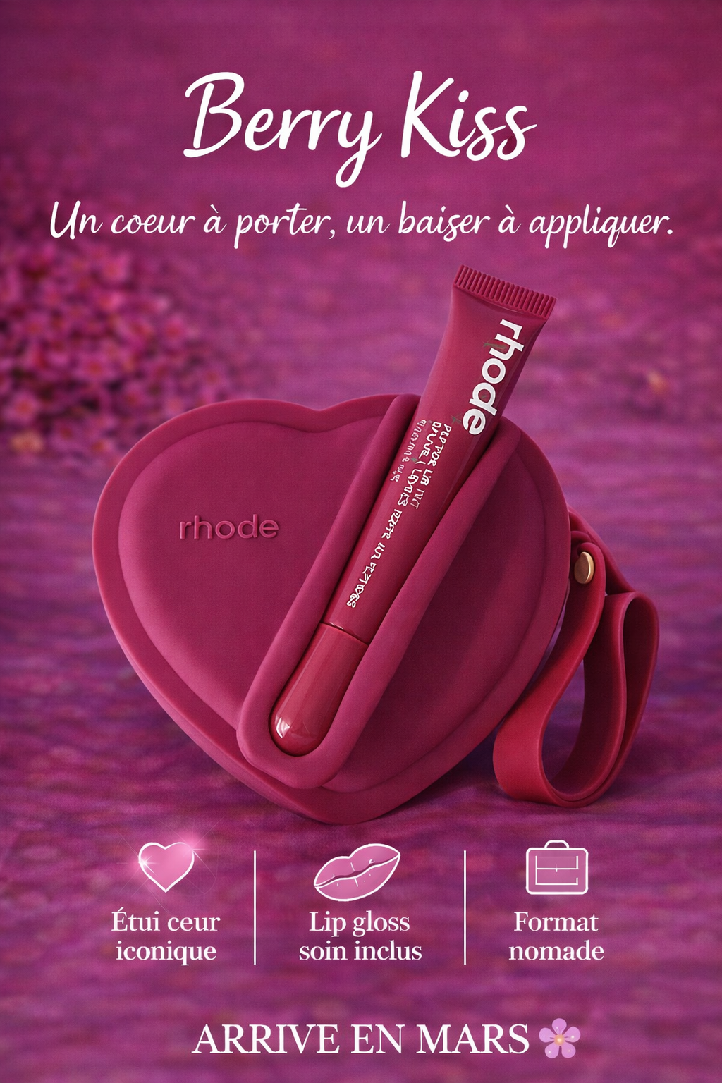 💋 KISS HEART – Cœur & Lip glow