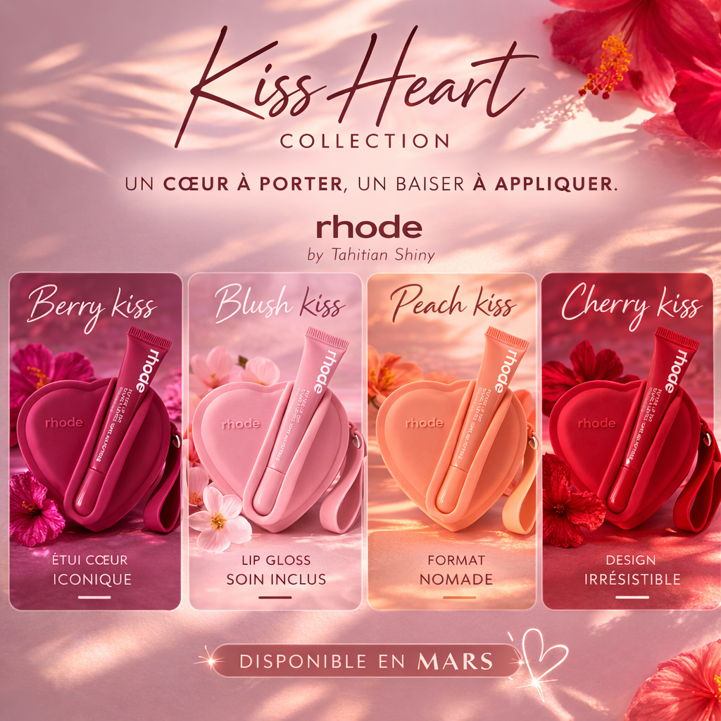 💋 KISS HEART – Cœur & Lip glow