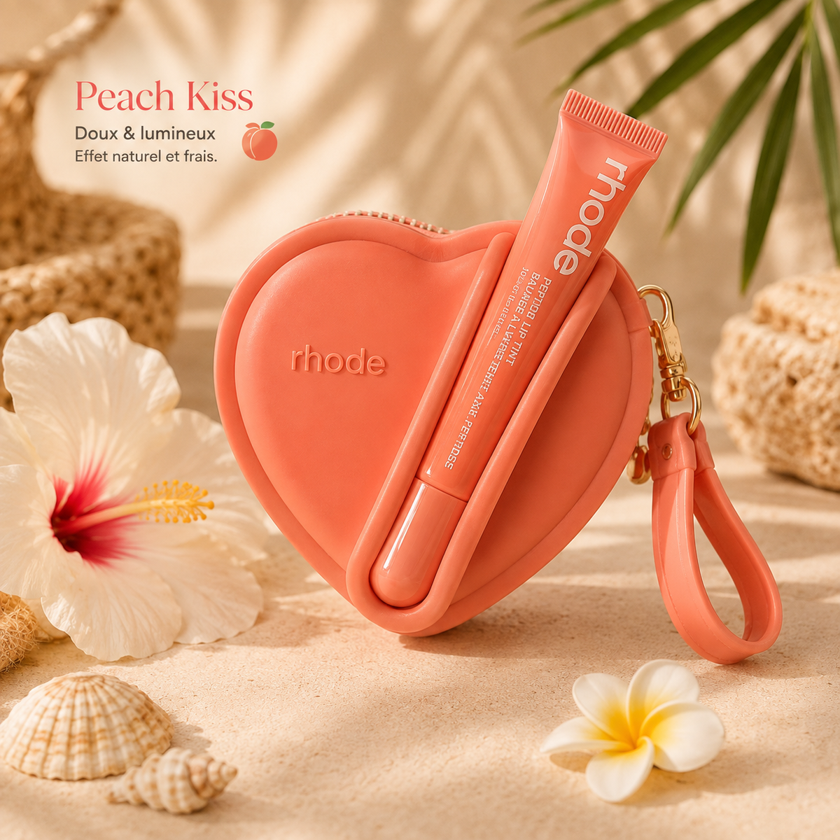 Kiss Heart – Porte-monnaie cœur & gloss assorti