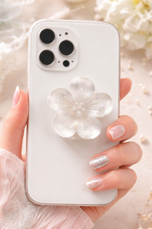 🌸FLOWER POP – Support téléphone fleuri